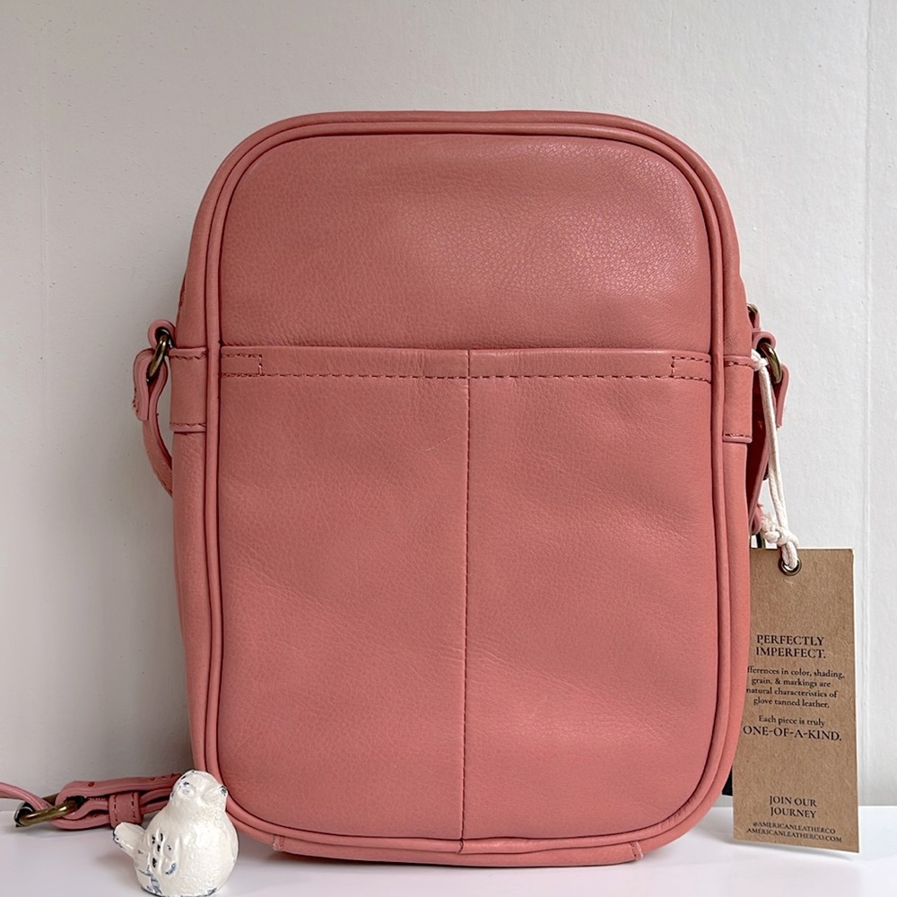 American Leather Co. Cleveland NS Crossbody In Sunkissed  New With Tag 🏷️ - Picture 3 of 10